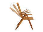 Folding garden chairs with cushions, 8 pcs, wood, Luxameub 28 JQIF50672