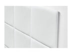 Luxameub Upholstered Corduroy Headboard, High-Quality White, Made of Interchangeable Self-Adhesive Panels, 135 cm, IJHW71335
