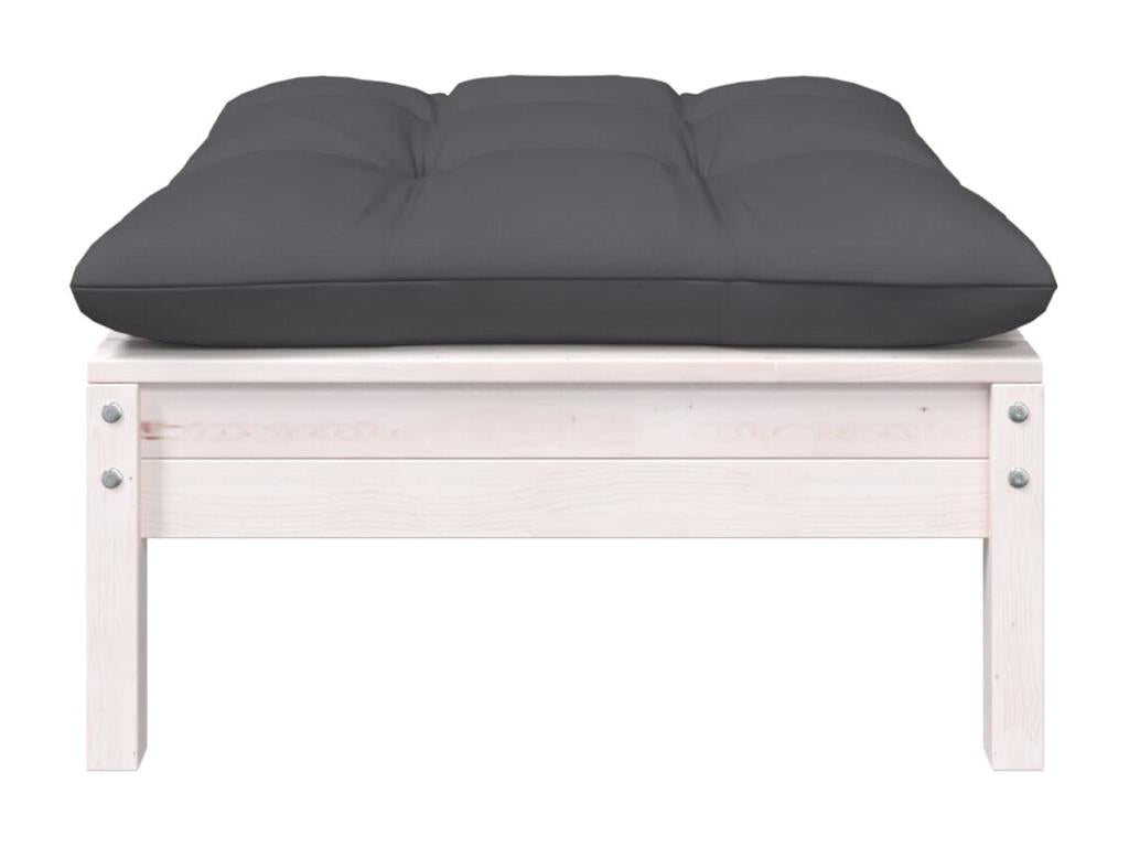 9-piece garden furniture set with cushions, solid pine wood FUBO94387