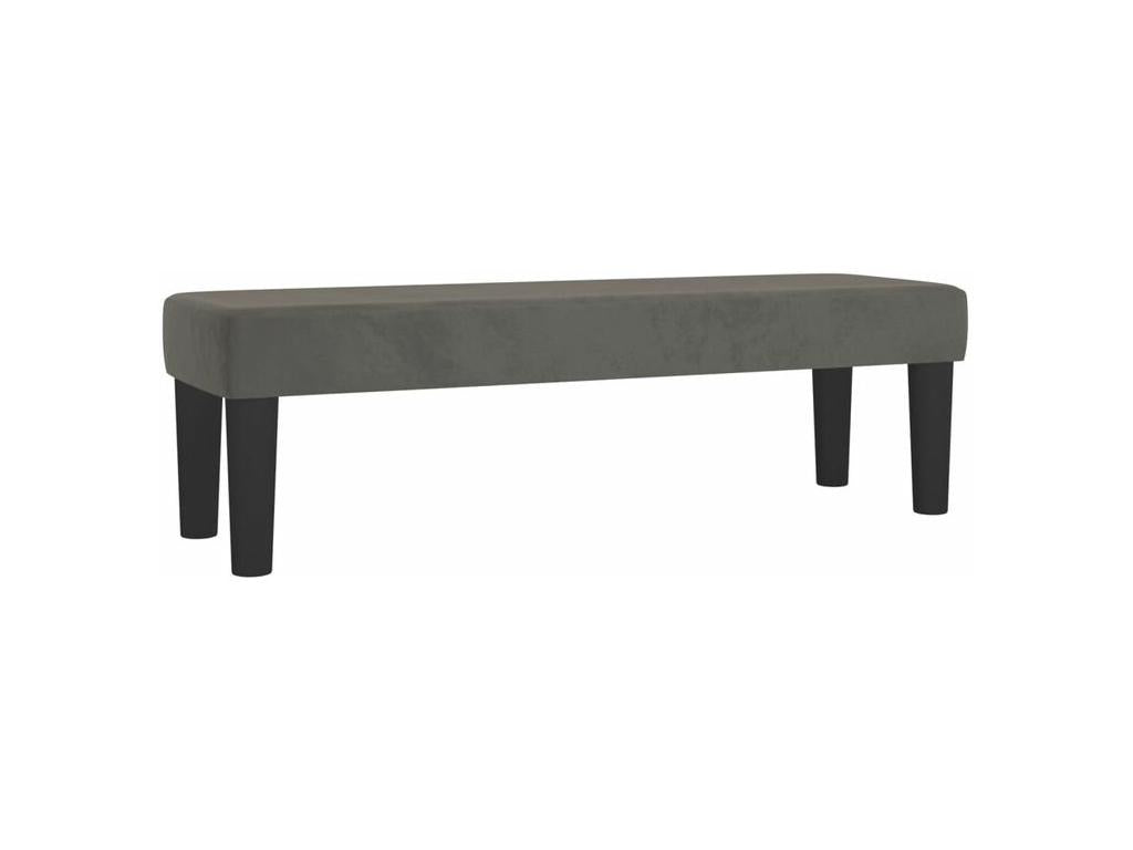 Luxameub bed base and mattress, Dark Grey 180x200 Velvet LBCD60259