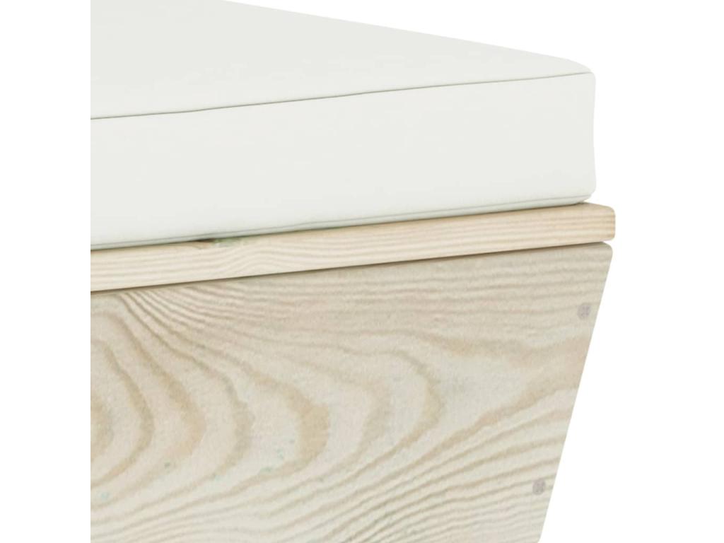 6-piece pallet garden furniture set with cushions, impregnated spruce MDQC72749