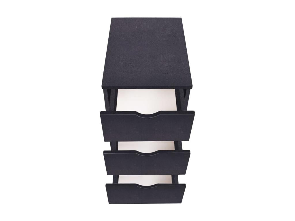 Chest of drawers 33x45x60 cm Black RPWK82891