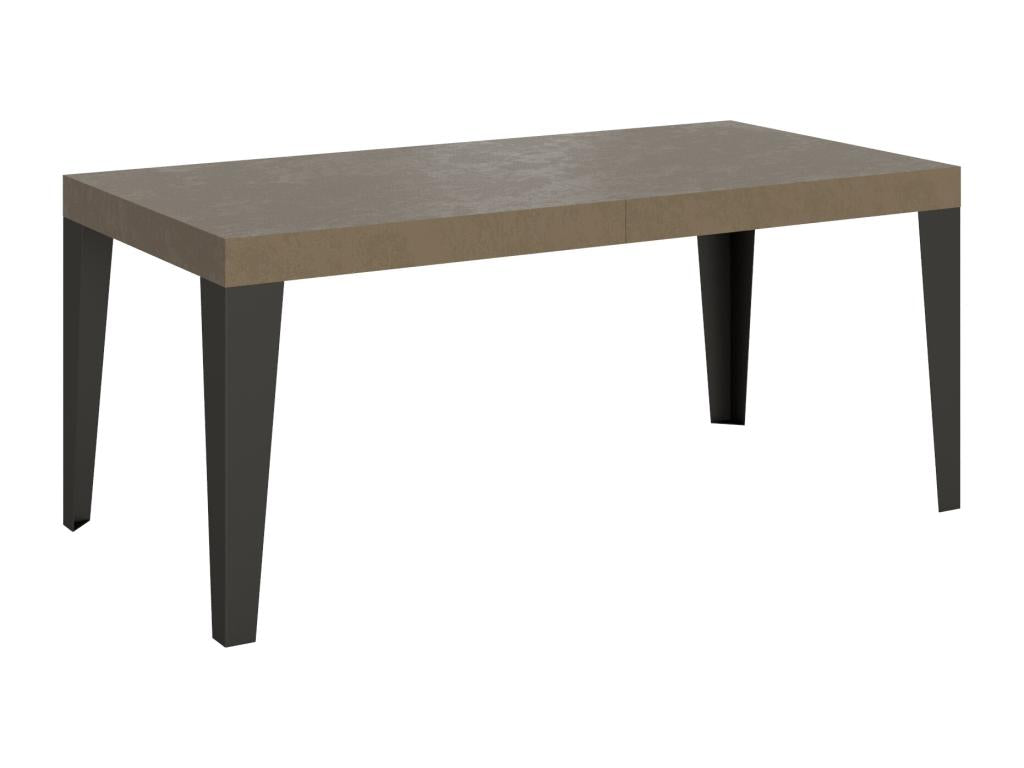 Extendable table 90x200/460 cm Flame Premium Artigeo anthracite legs XLAG25836