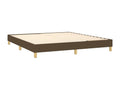 Luxameub bed base with mattress and LED, dark brown, 180x200cm CFTI86803
