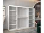 Luxameub 2 Sliding Door Wardrobe 200/250/62 3 Doors White/White YNJY99447