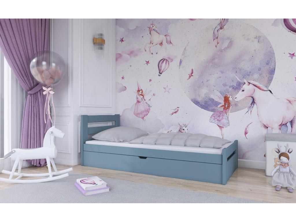Artigeo KSB014 children's bed 80x190 cm Gray UGWM89981