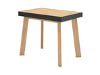 Extendable console table 300cm, seats 14, wooden legs JQQX38085