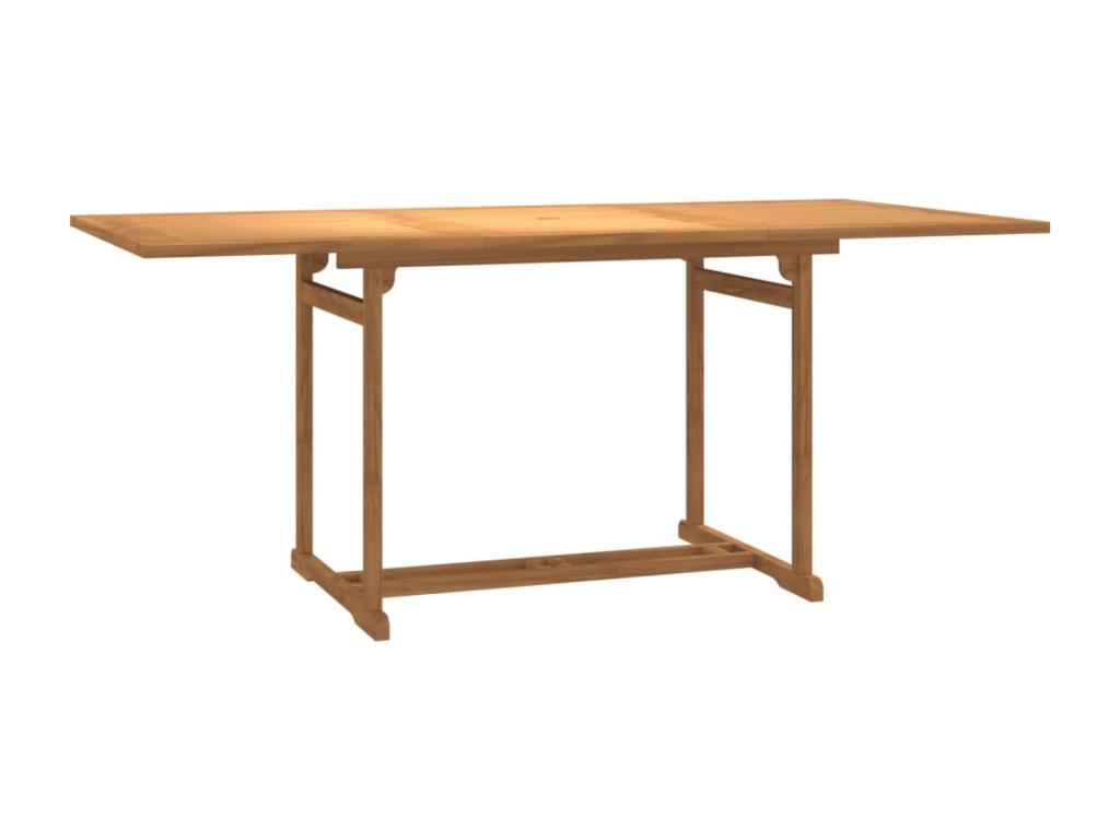 7-piece garden dining set, solid teak wood ZTXO56179