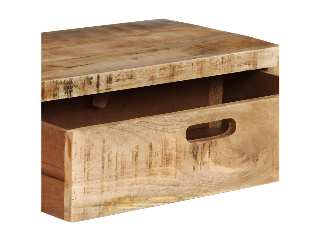 Solid mango wood TV stand FYBD57507