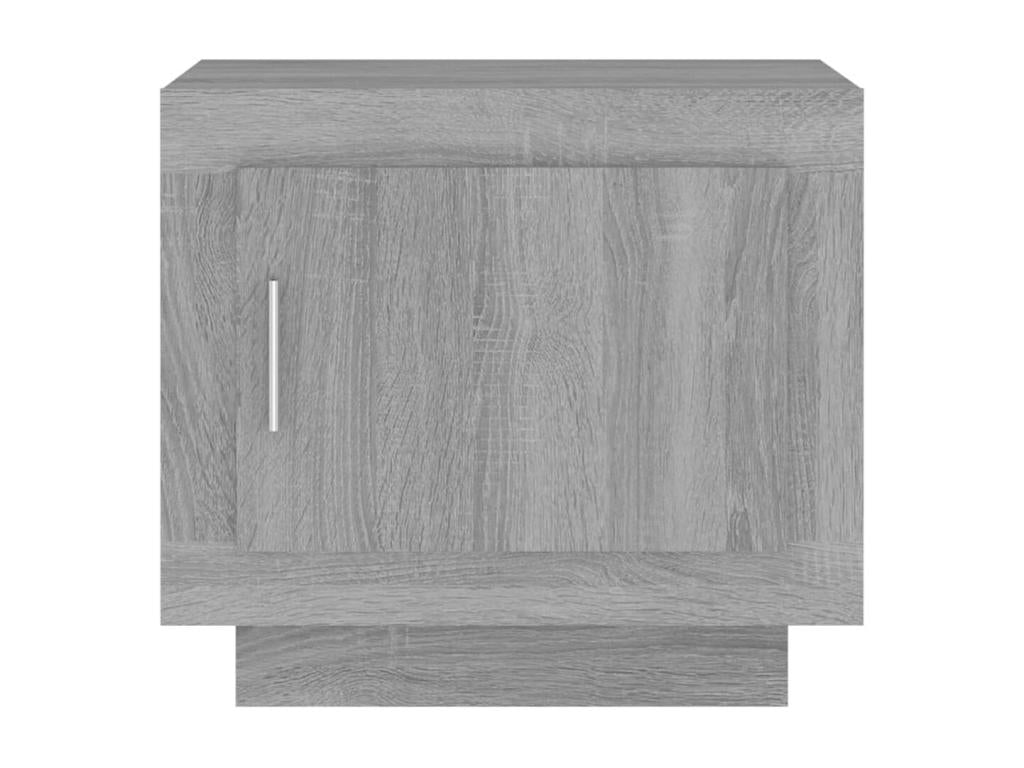 Cosymeub Grey Coffee Table 51x50x45 cm Engineered Wood DAQN84271
