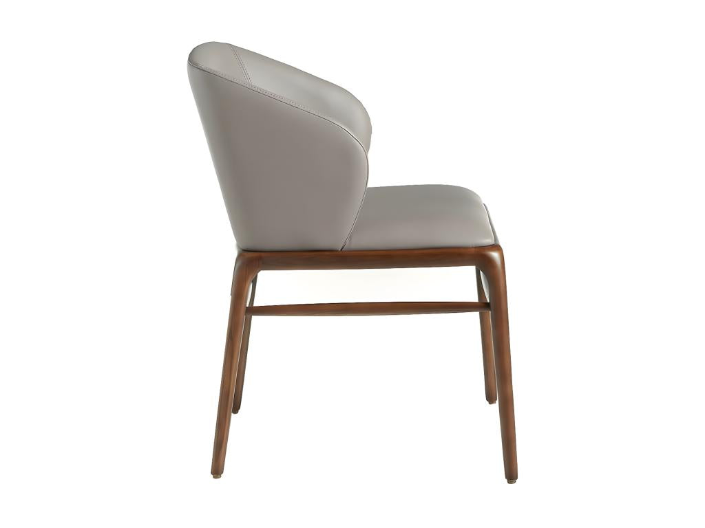 Luxameub designer chairs in ash wood and faux leather - Set of 2 - Color Luxameub 04 Beige RWLH74742