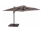 3x4m cantilever parasol and 4 aluminum base plates Luxameub QPGP86787