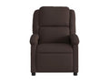 Dark Brown Fabric Reclining Armchair AEEZ78904