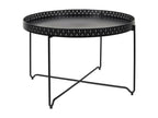 Luxameub - Black Side Table with Round Top 78cm TLVS27132