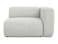 Module with right-hand armrests in textured fabric - beige - Luxameub SZND29687