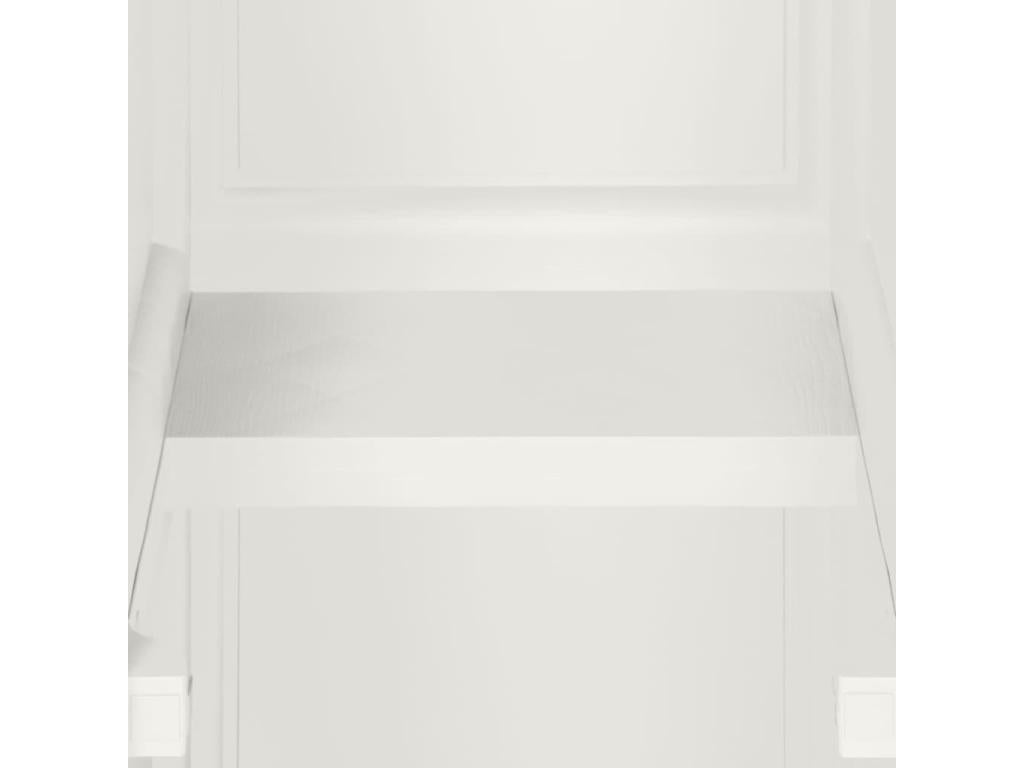Plastic wardrobe 40x43x164 cm, white angora wood design, MNMJ64259