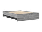 Cosymeub grey bed frame without mattress 120x190 cm PMYI09314