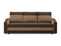 3-seater sofa with sleeper function, Dark Brown, VBAC21950