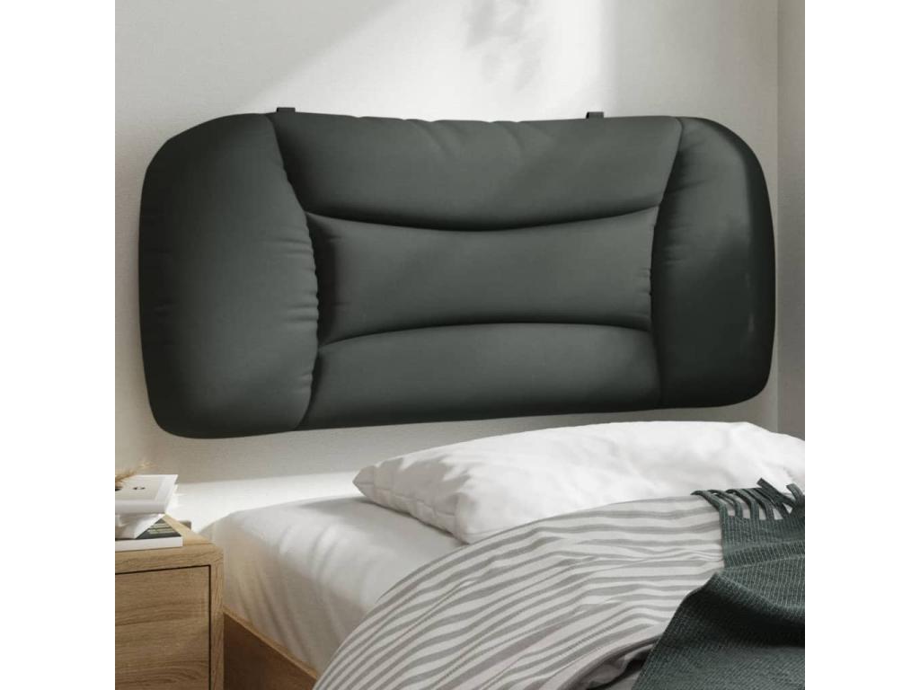 Dark grey 90cm headboard cushion, fabric WCJW03364