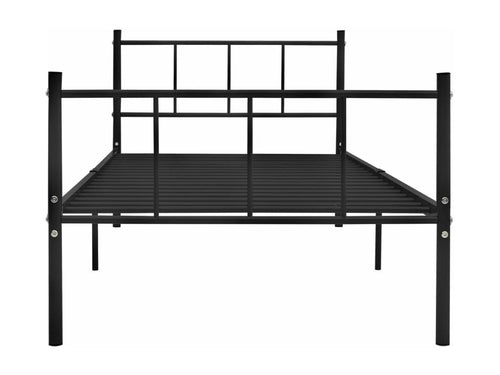 Black Metal Bed Frame 90x200 cm VTOC55206