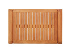 Luxameub solid solid eucalyptus garden bench 64cm FBCS74599