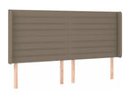 Luxameub Headboard with Wings 203x16x118/128 cm Fabric LLHG18868