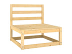 10-piece garden furniture set with cushions, solid pine wood VLFY94062