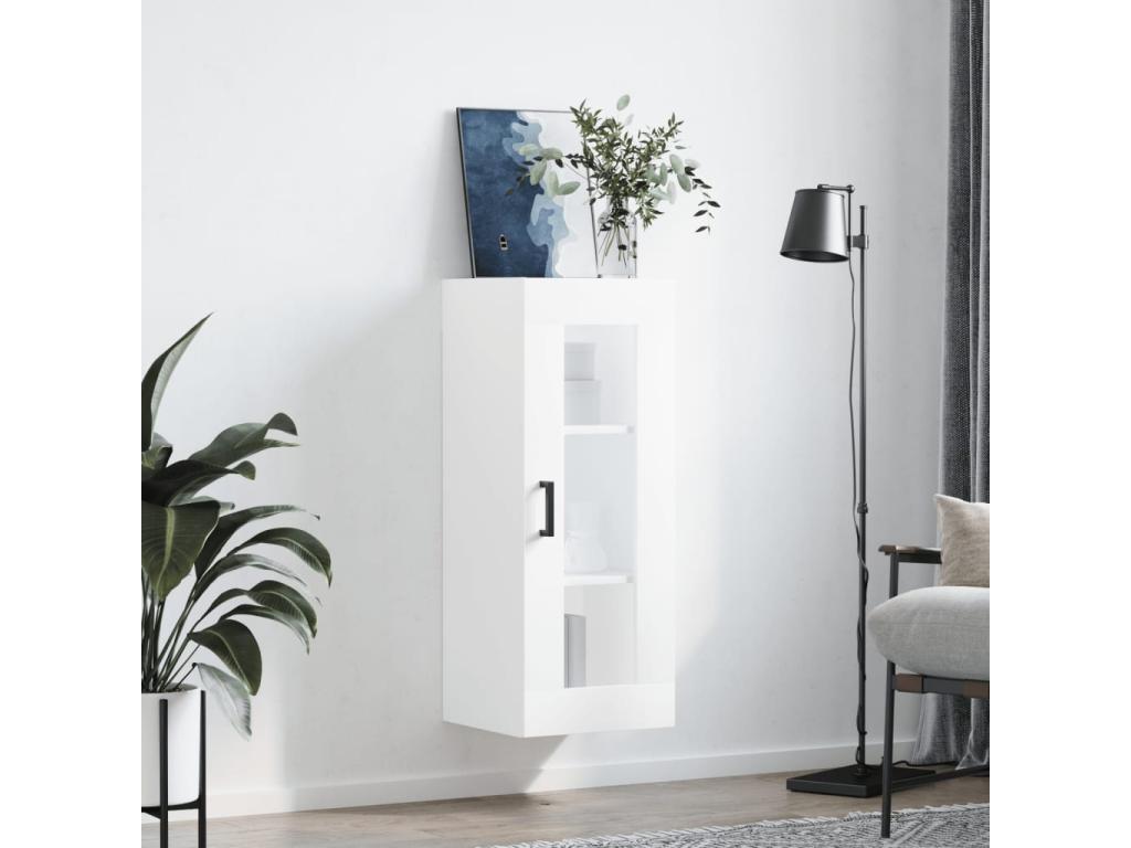 White wall cabinet 34.5x34x90 cm XDVC62674