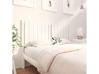 White Headboard 145.5x4x100 Solid Pine Wood YNBU33394
