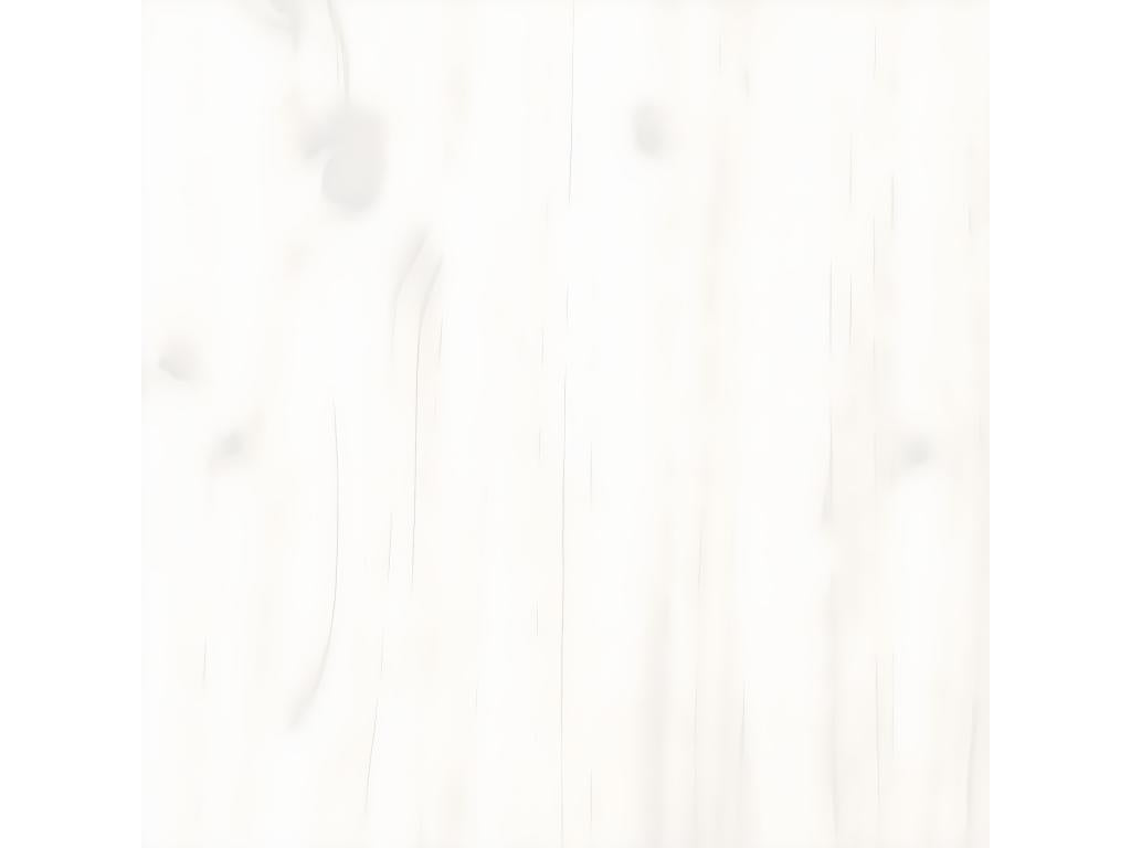 Garden furniture set with cushions, 6 pieces, white, solid pine wood, FBLA88745