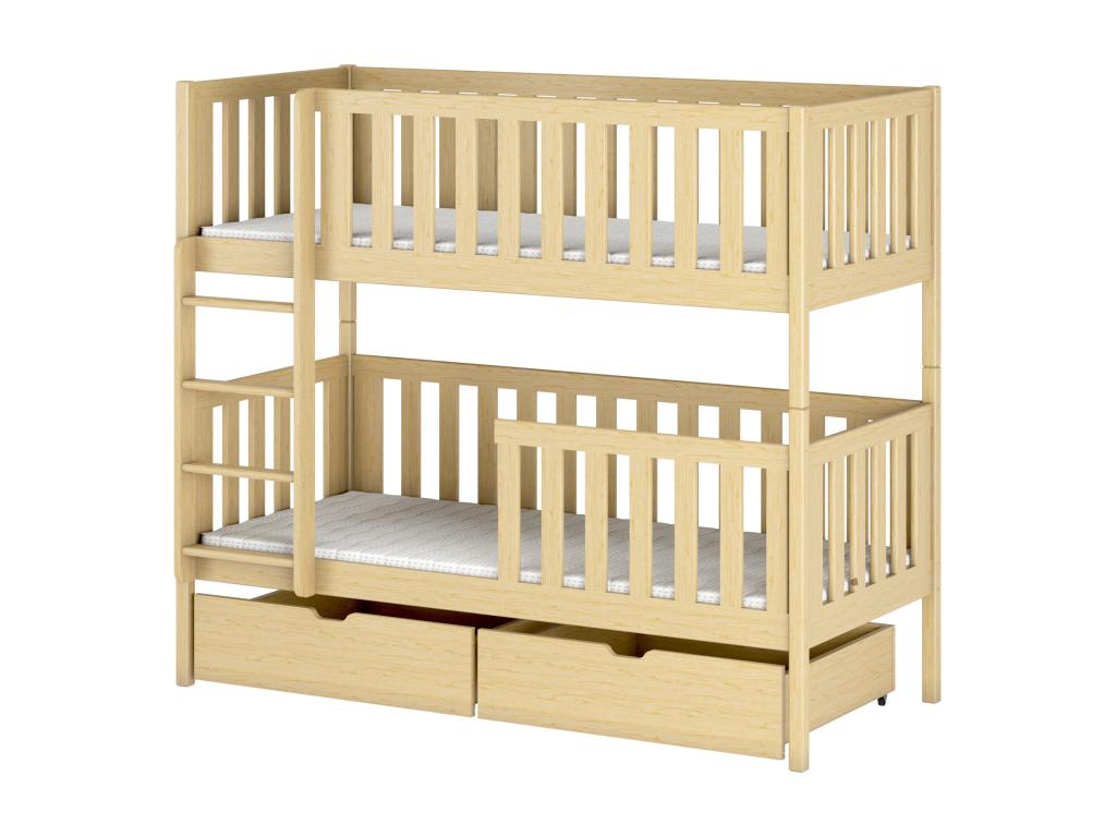 Luxameub BB005 Bunk Beds 90x200 cm Beige ZWRH92057