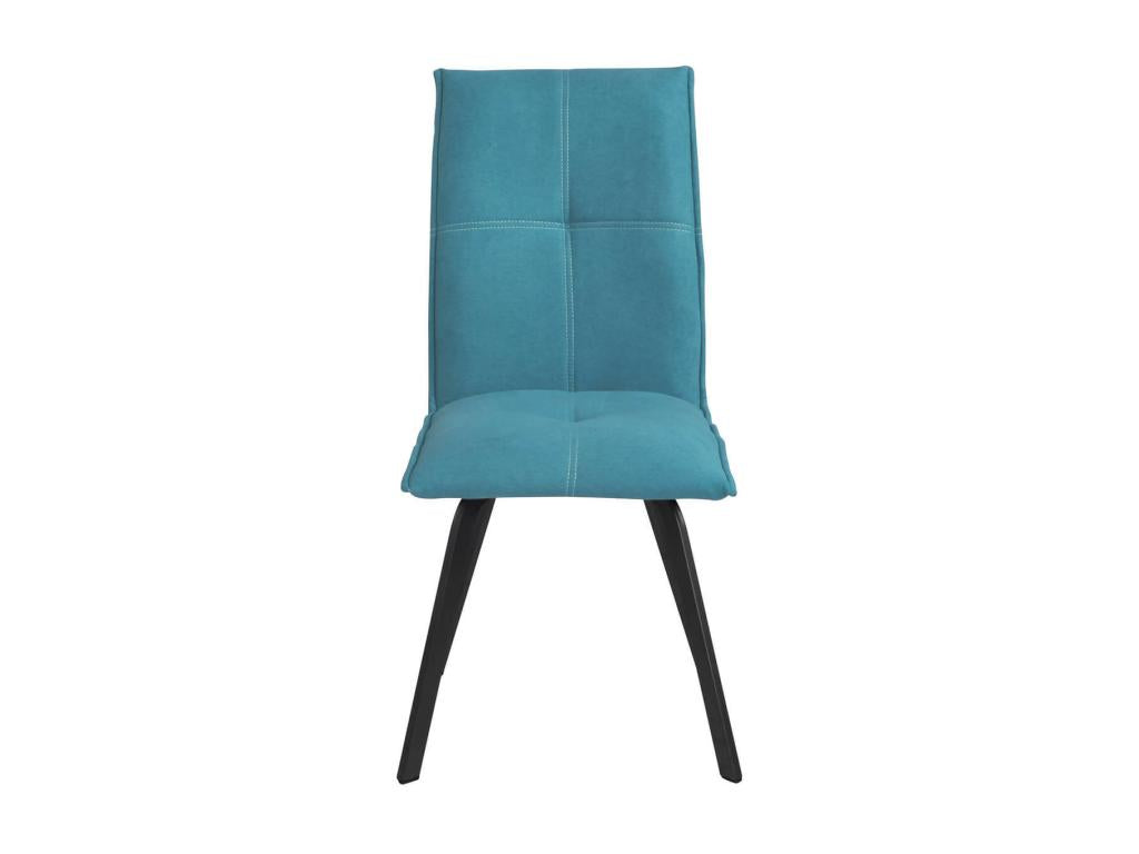Artigeo - Set of 4 Fabric Chairs, Blue RYRA89528