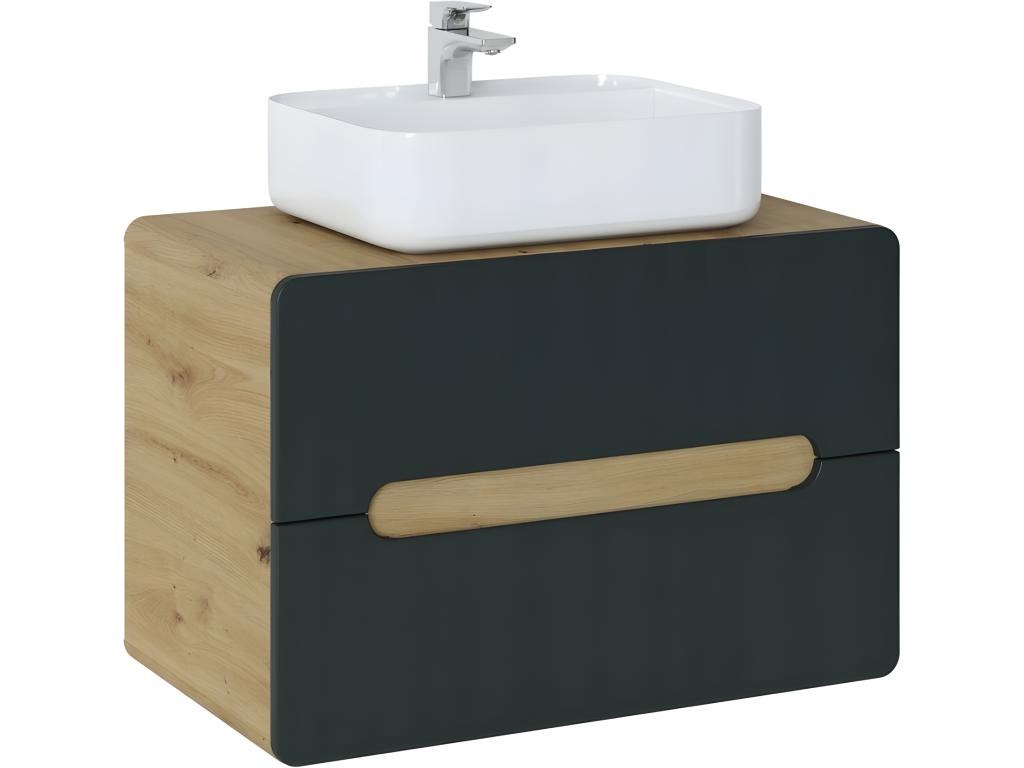 Bathroom vanity unit, 80x40x53cm, Luxameub 829, modern, high quality, ONMC00140