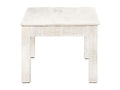 White coffee table 110x60x45 cm Solid mango wood WPRP64258