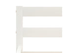 White Bed Solid Pine Wood 120x200 2 QHGT61256
