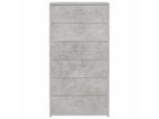 6-drawer chest of drawers, concrete grey, 50x34x96 cm, WNOB41779