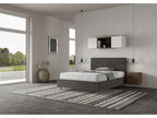 Cosymeub Modern Microfiber Adult Bed - Dark Grey - 160x200 ZLRZ38514
