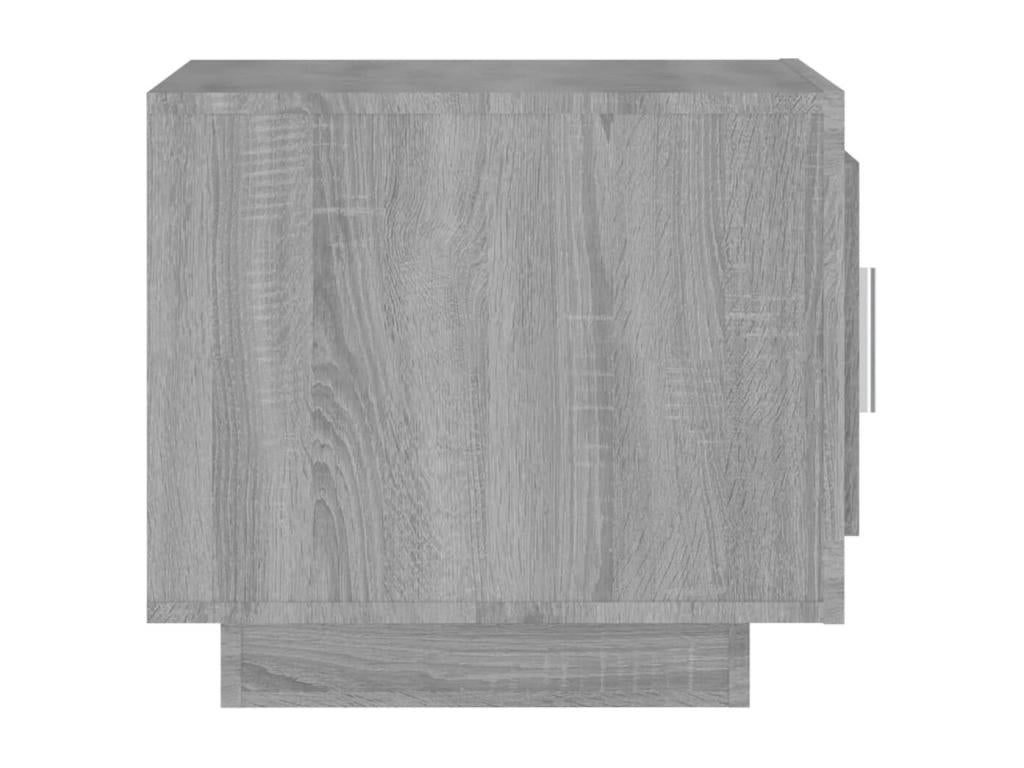 Cosymeub Grey Coffee Table 51x50x45 cm Engineered Wood DAQN84271