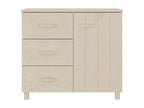 Luxameub Buffet Honey brown 90x40x80 cm Solid pine wood OOKZ04843