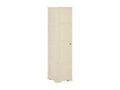 Plastic wardrobe 40x43x164 cm, white angora wood design, MNMJ64259