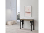 Extendable console 90x40/196 cm Paxon Small Cosymeub Anthracite frame CKVE46269