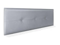 Luxameub Faux Leather Headboard with Buttons 150x50cm for 150cm Beds - Silver VVSU91581