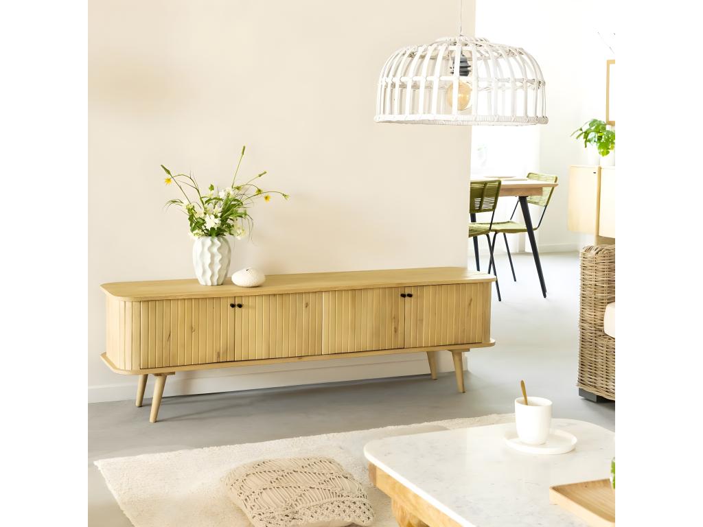 Luxameub KGXC47291 Mango Wood TV Stand