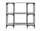 Luxameub console table, grey, 102x35x90 cm, engineered wood, RKVX30555