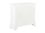 White sideboard 70x28x70 cm solid pine wood WIZP05409