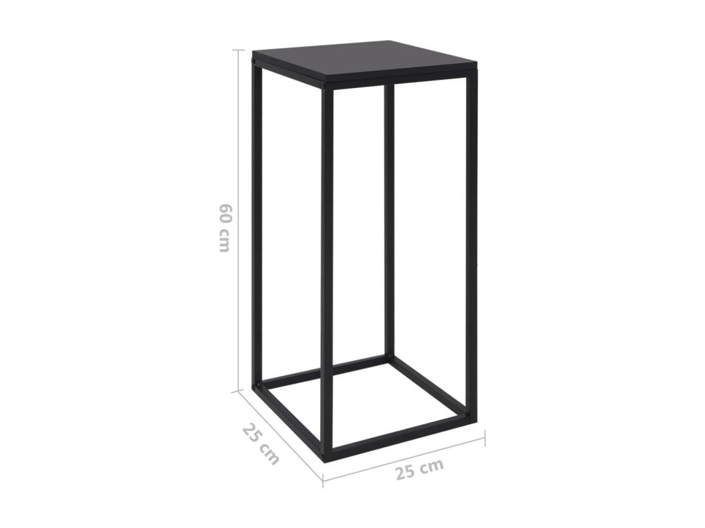 Side tables, 2 pcs, Black Steel INHM60524