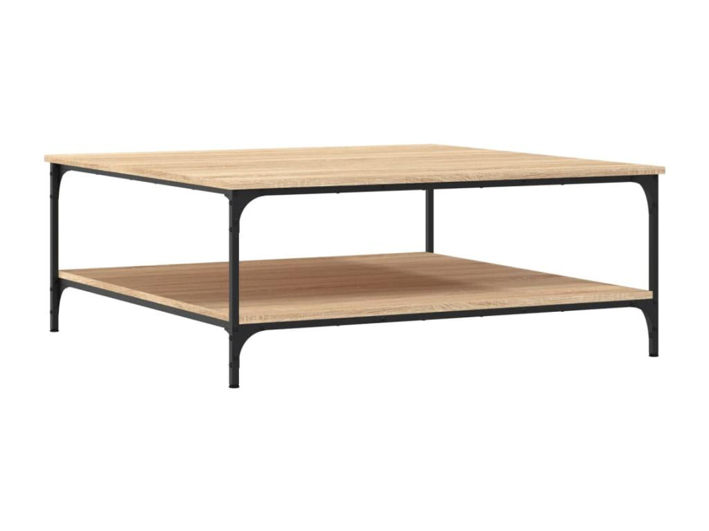 Luxameub oak coffee table 100x100x40 cm engineered wood JBKG92350