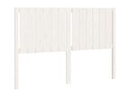 White Headboard 145.5x4x100 Solid Pine Wood YNBU33394