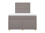 Luxameub bed base with Luxameub mattress 120x190 cm fabric HBJI80009