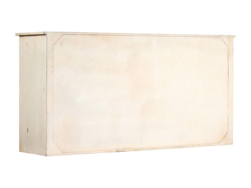 White Buffet 160x40x80 cm Solid Mango Wood BFRR83961